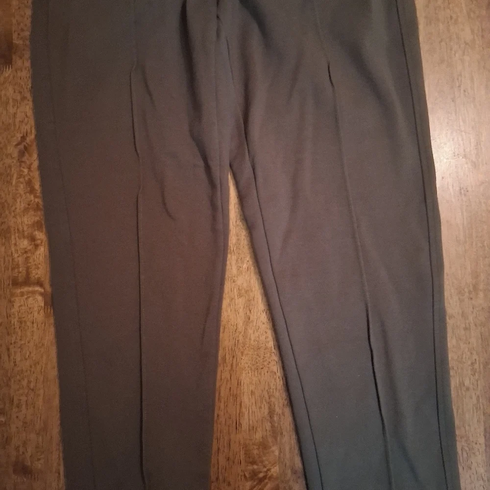 EVERLANE the Dream Pant Dark Forest Green Size M women Elastic Waist